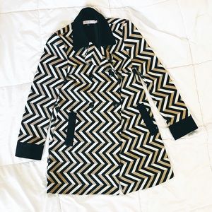 RED Valentino Wool Blend Double Breasted Coat